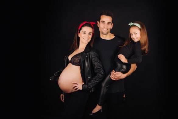 fotógrafo embarazo reportaje familia estudio exterior Ponferrada