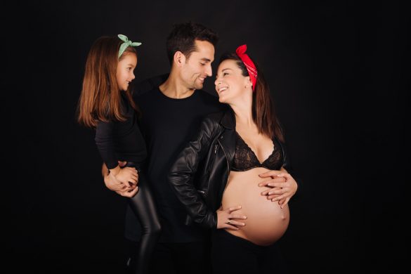 fotógrafo embarazo reportaje familia estudio exterior Ponferrada