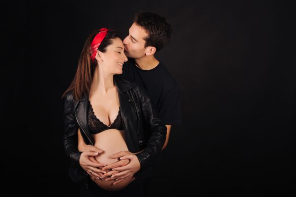 fotógrafo embarazo reportaje familia estudio exterior Ponferrada
