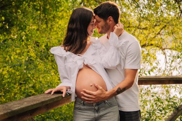 fotógrafo embarazo reportaje familia estudio exterior Ponferrada